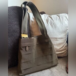 Salvatore Ferragamo Ruffled Tote